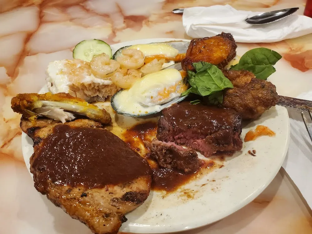 Pork Chops Steak Stuffed Shrimp Chicken Wings All Great